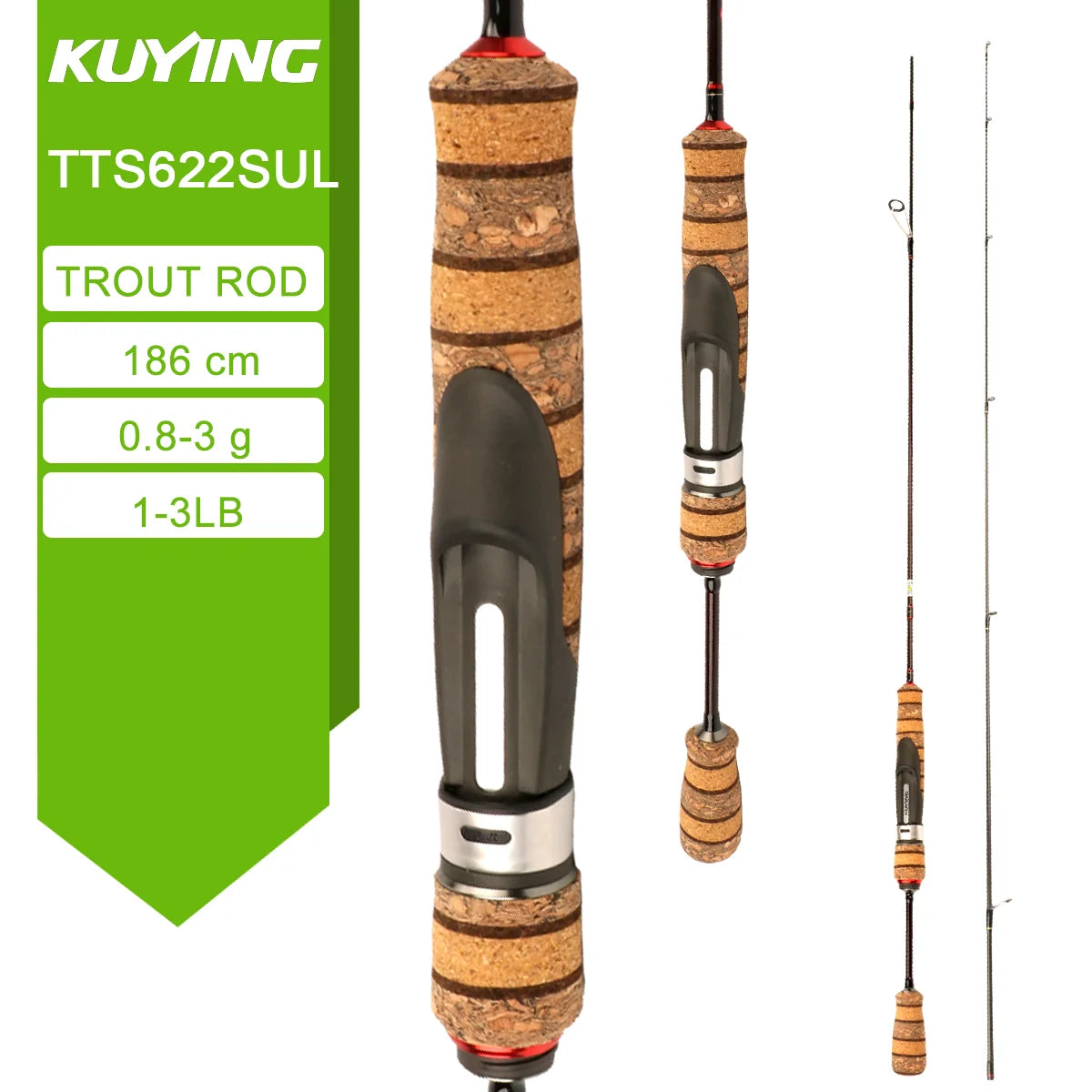 Spinning Casting Rod For Fishing Rods Pole Carbon 0.8-8g 1-8lb Parts Baitcaster