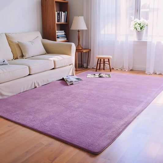 O SHI CAR Thick Coral Velvet Carpet For Living Room