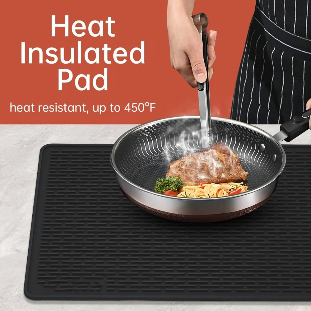 Silicone Stove Top Cover Mat Heat Resistant Protector For Kitchen