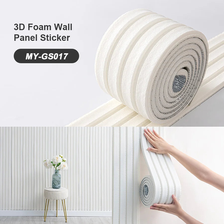 SXP Foam Wall Panel 3D Self-Adhesive Skirting Board