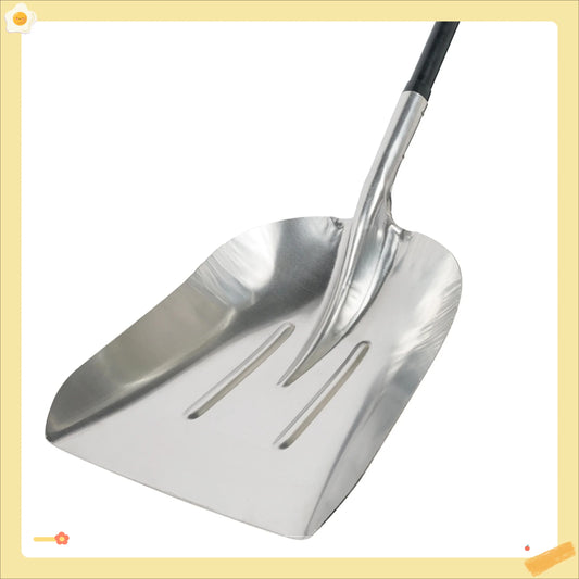 Durable Metal and Fiberglass Scoop Shovel for Heavy Duty Tasks
