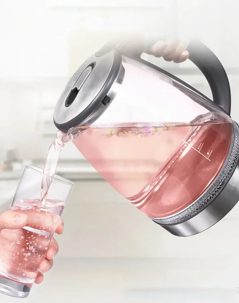 BZEQ Electric Glass Kettle Borosilicate Fast Boil Heater