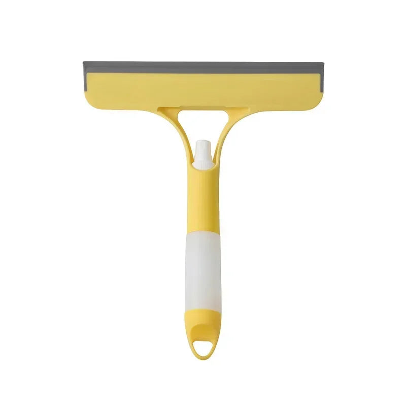 3 In 1 Glass Cleaning Squeegee With Spray Bottle Set