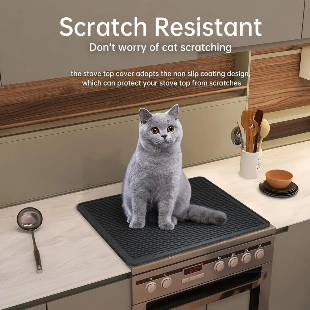 Silicone Stove Top Cover Mat Heat Resistant Protector For Kitchen