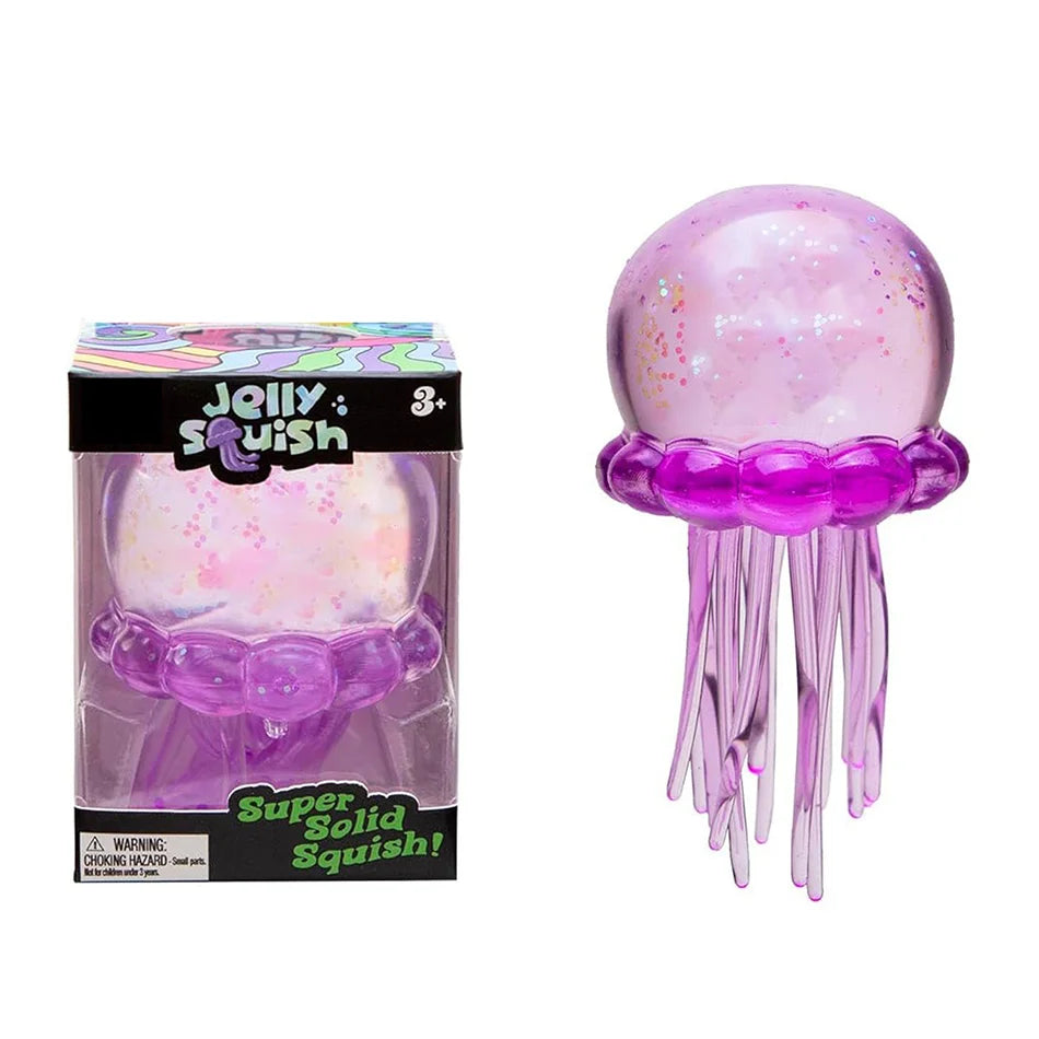 1Pcs New Jellyfish Squishy Kneading Music Adult Stress Relief Squeeze Sensory Toys Decompression Simulation Jellyfish Party Gift