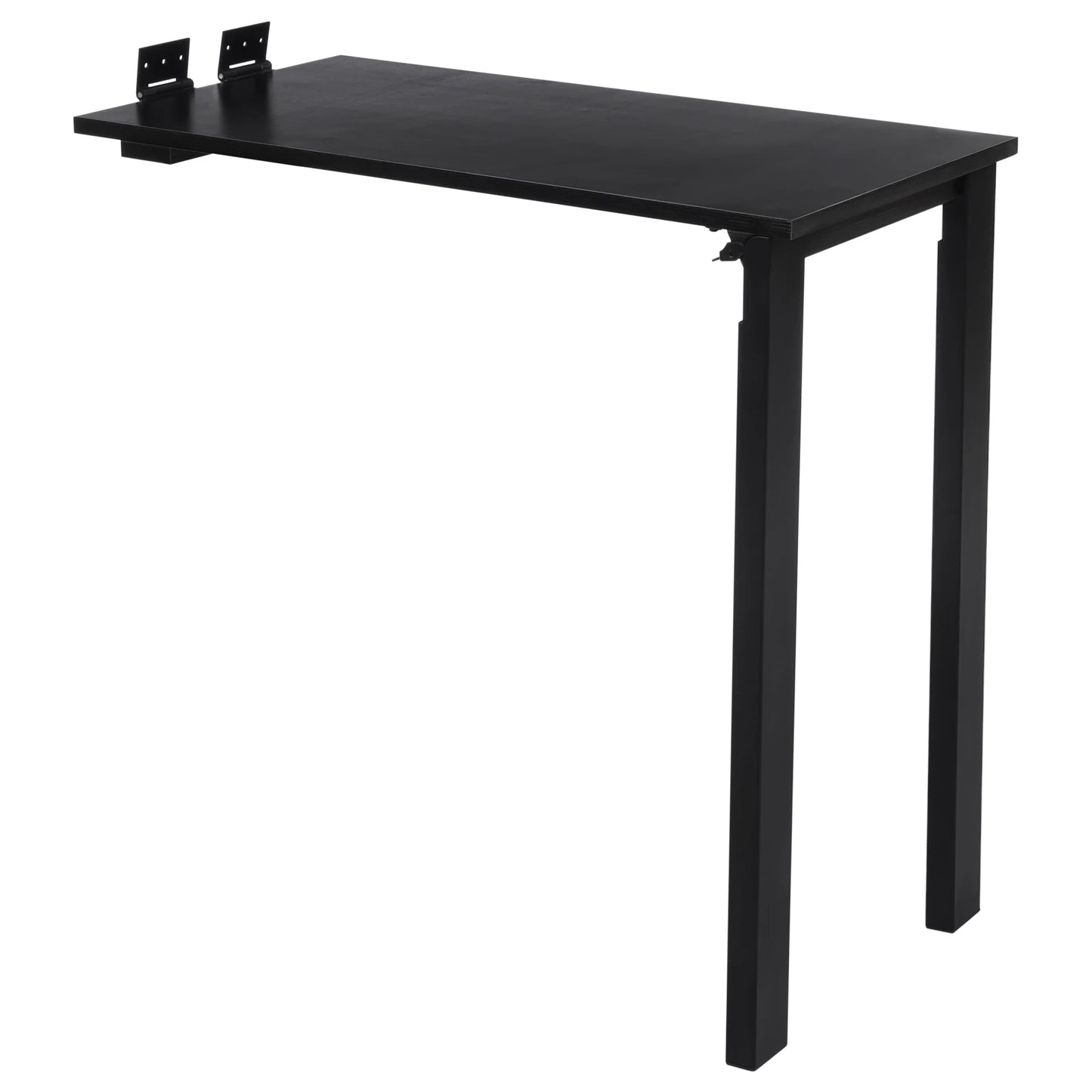 Modern L Shaped Wall Mounted Folding Dining Table Solid Wood