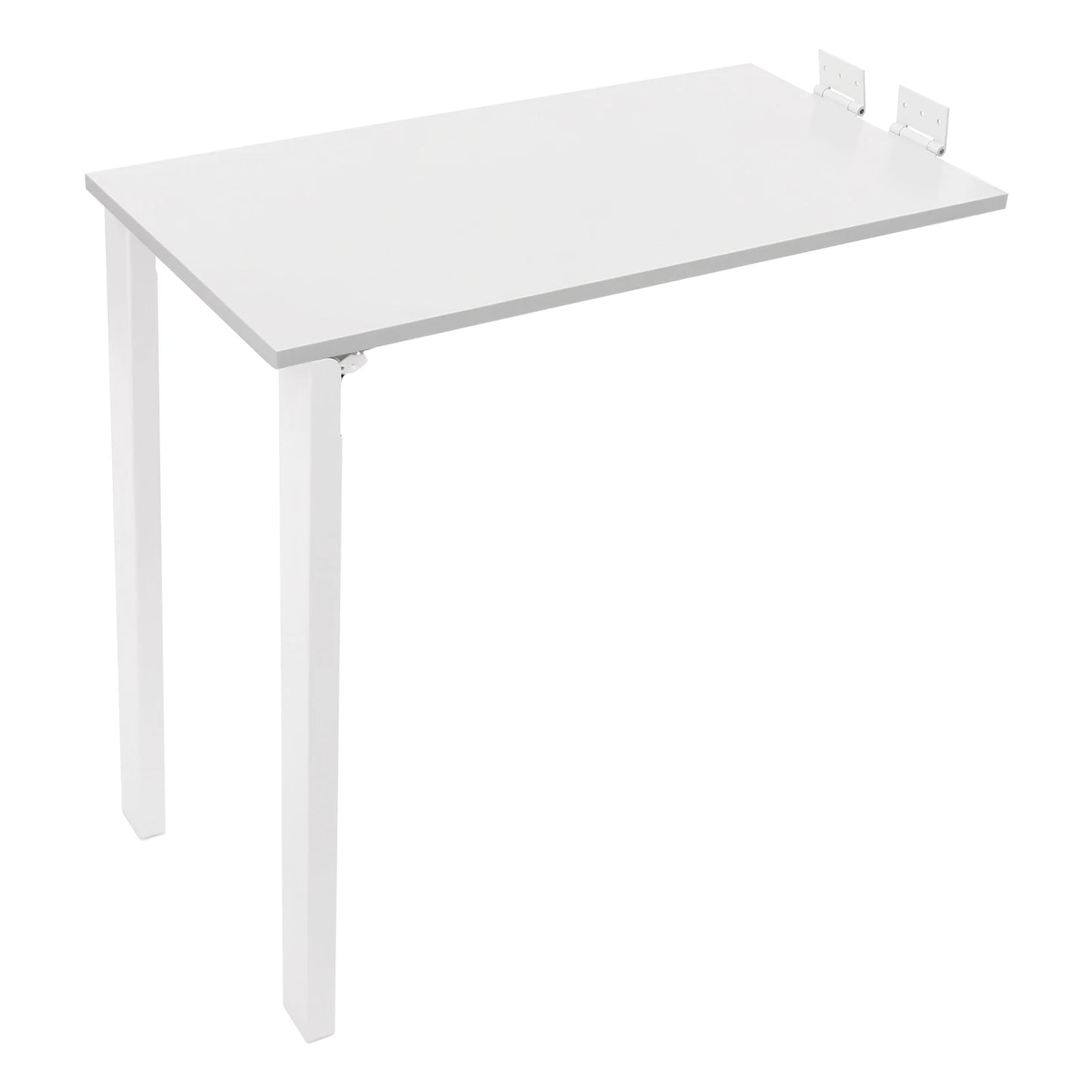 Modern L Shaped Wall Mounted Folding Dining Table Solid Wood