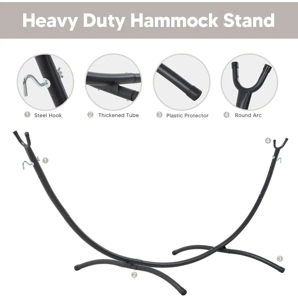 Portable Outdoor Hammock With Stand Included Double Hammock