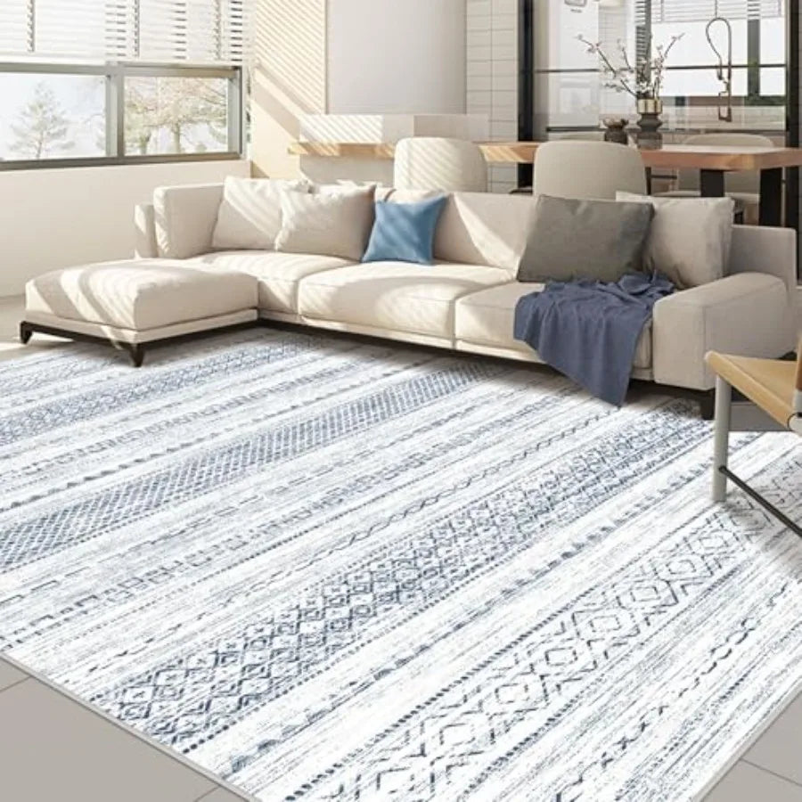 Moroccan Style Indoor Area Rug Stain Resistant And Machine Washable