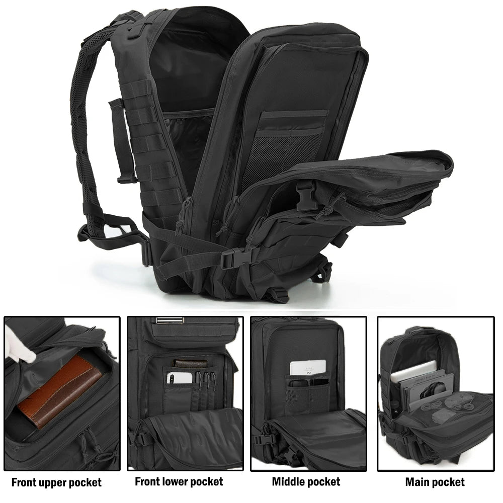 ReFire Gear Military Backpack for Outdoor Trekking and Camping