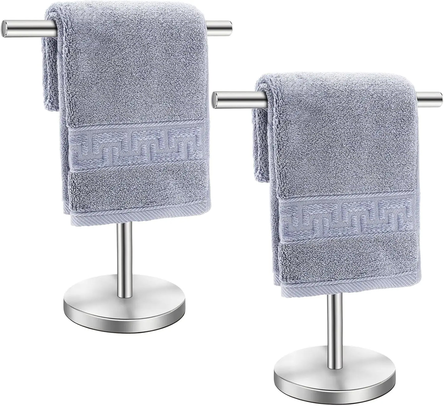 Stainless Steel T-Shape Free Standing Hand Towel Holder