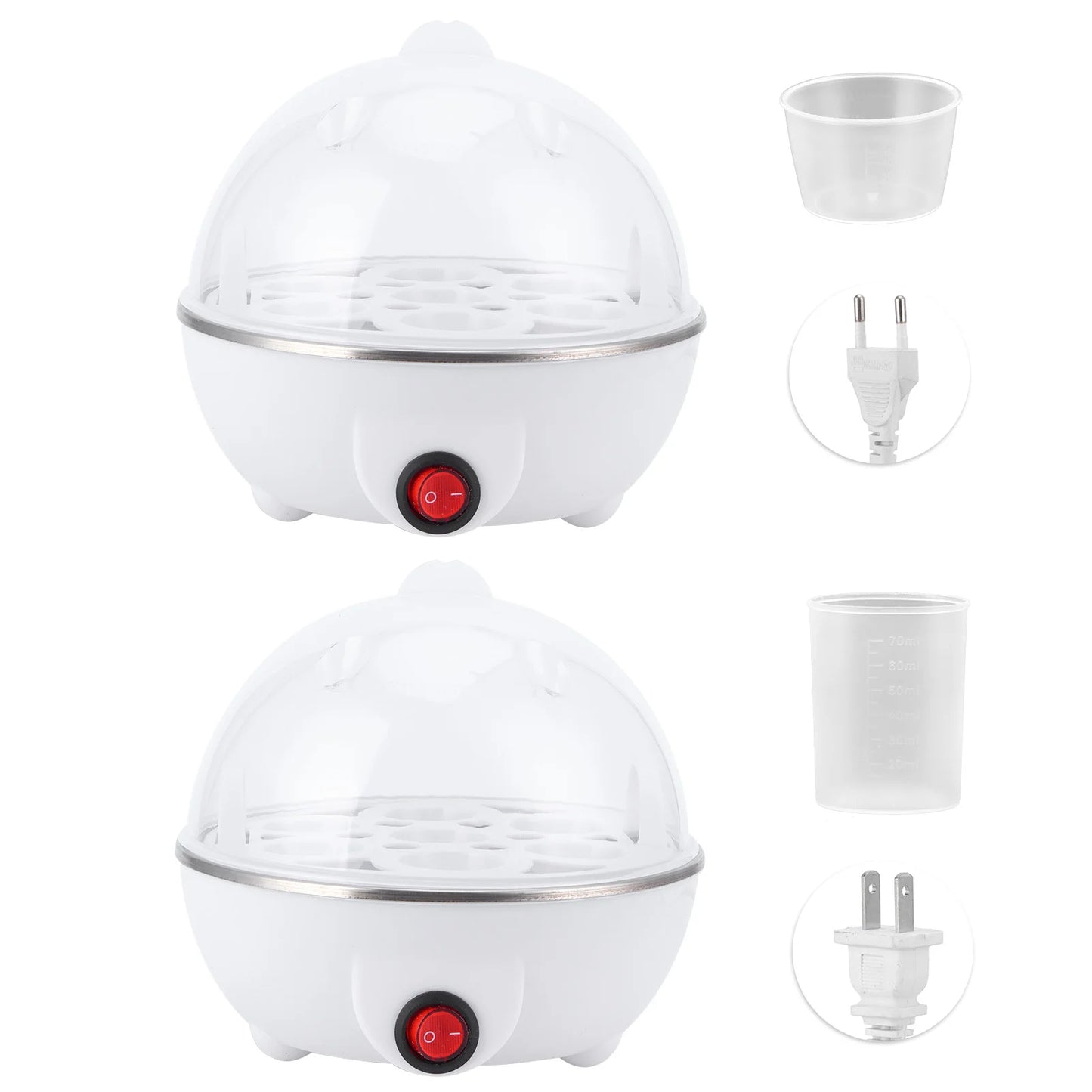 Romellar Electric Egg Cooker Multifunctional Poacher Kitchen Appliance