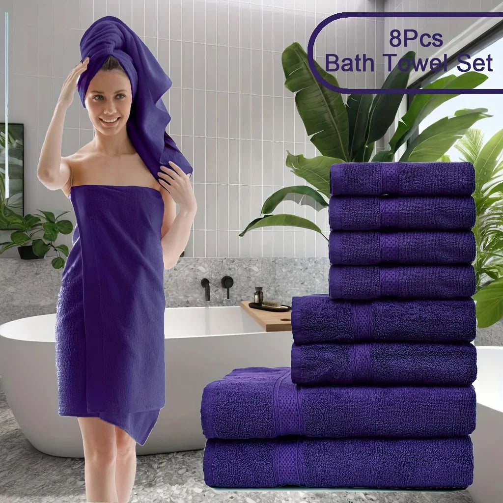 UTOPANTICA Premium Towels Set 8 Towels 600 GSM