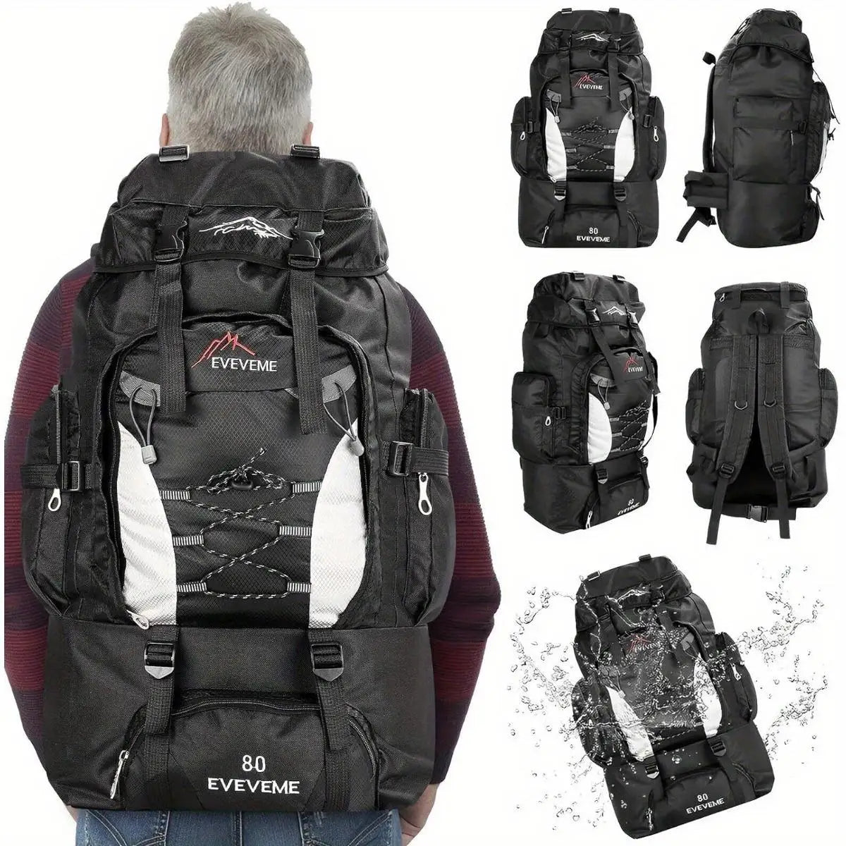 Sports Backpack For Hiking Camping And Travel Mountaineering