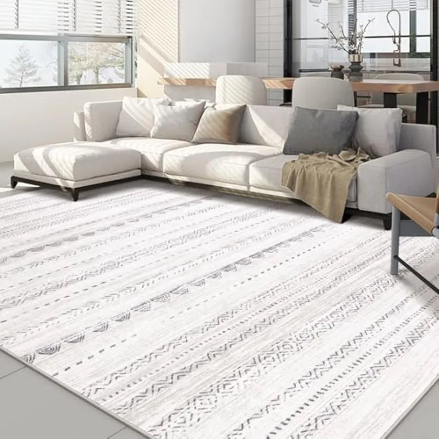 Moroccan Style Indoor Area Rug Stain Resistant And Machine Washable