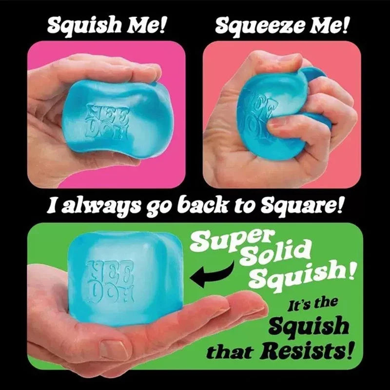 Needoh Nice Cube Sensory Fidget Tool For Anxiety And Focus