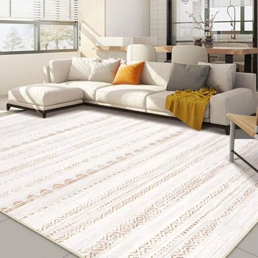 Moroccan Style Indoor Area Rug Stain Resistant And Machine Washable