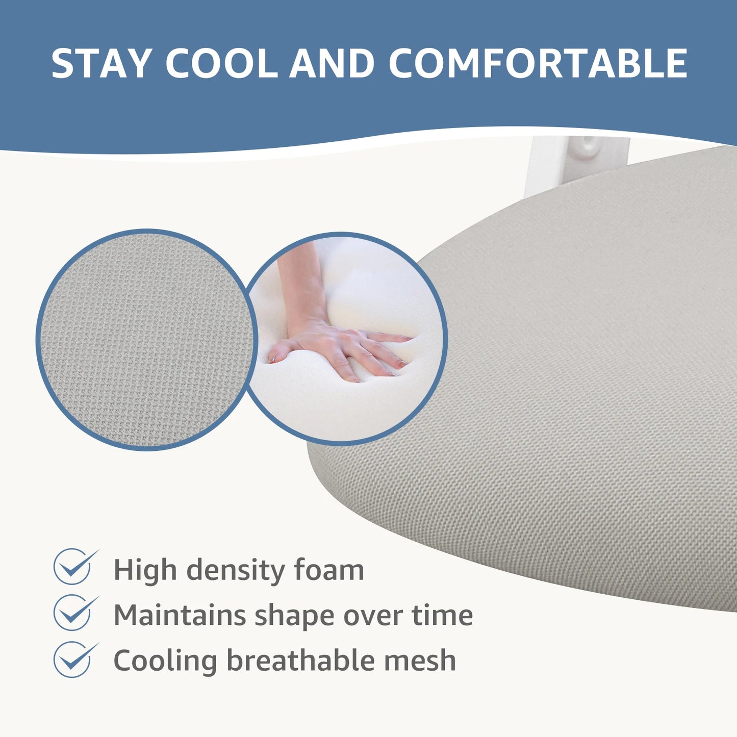 JHK Mesh Ergonomic Office Chair With Adjustable Headrest