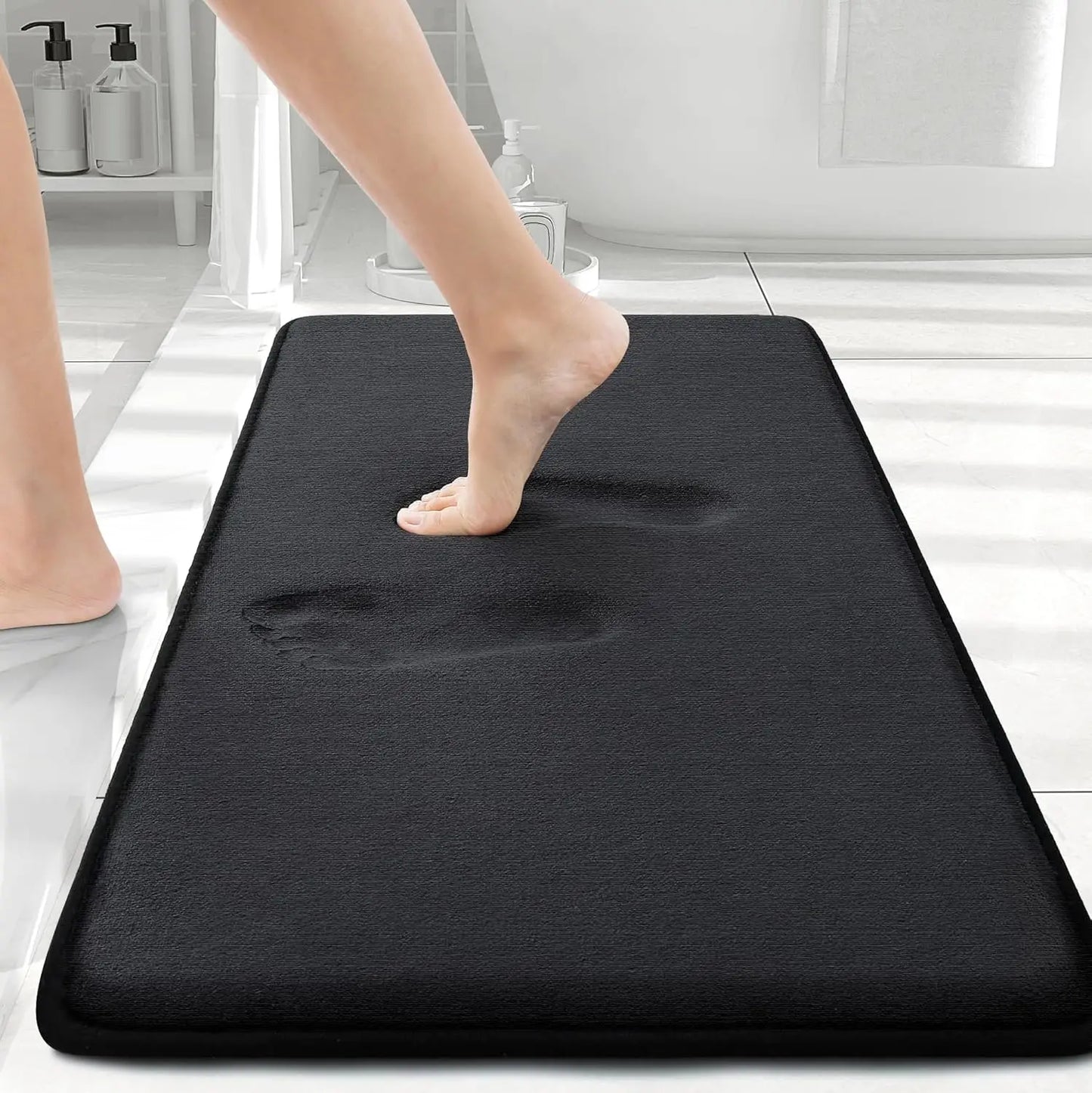 Extra Soft Memory Foam Bath Mat for Shower and Tub