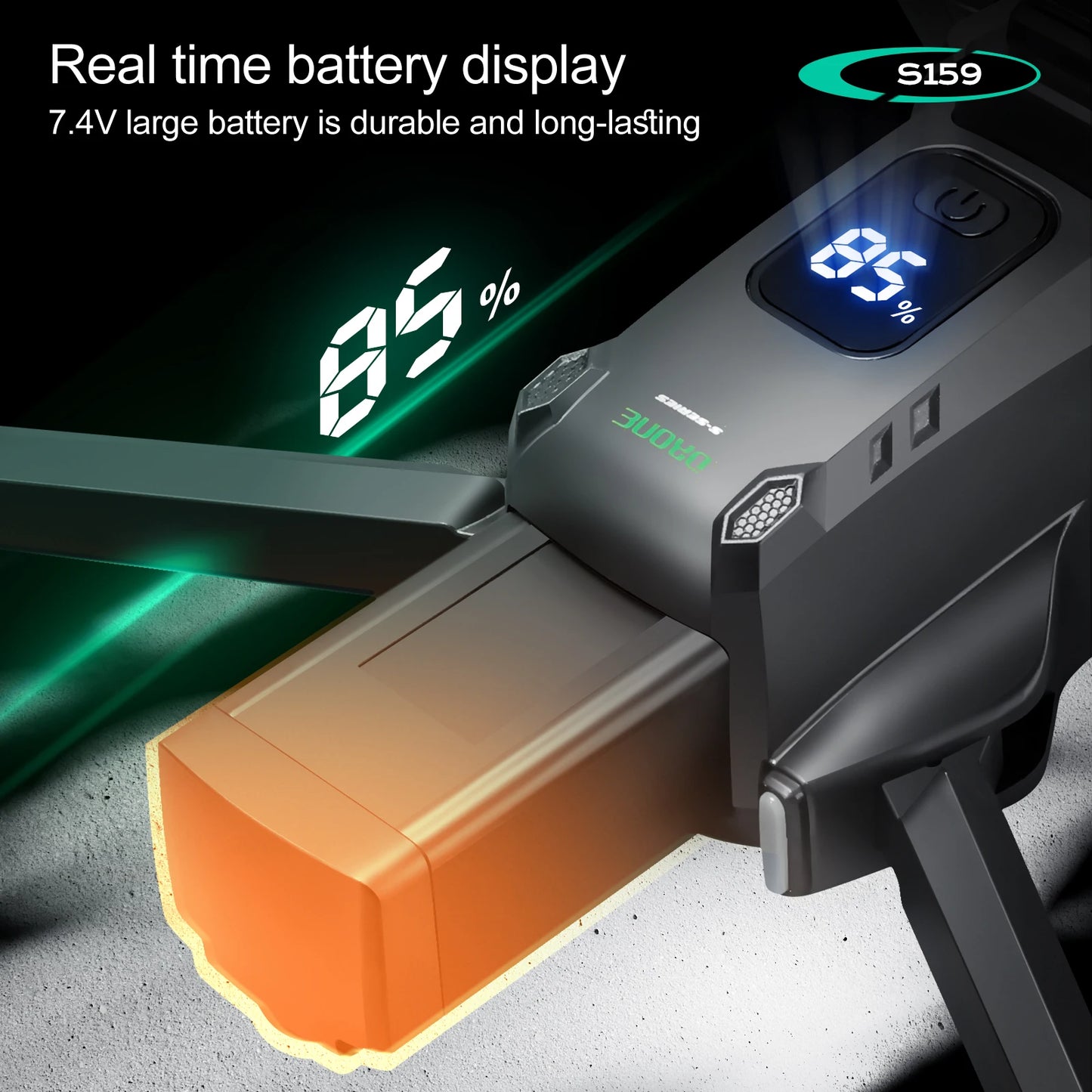 Znlyrion GPS Brushless Drone With Dual Camera And 5G Transmission