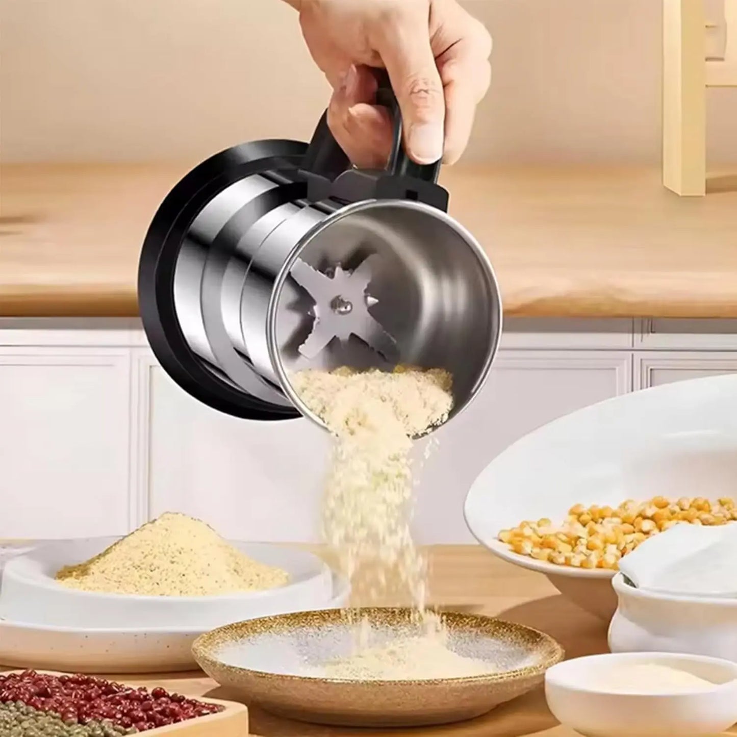 Electric Espresso Bean Grinder For Coffee And Spices At Home