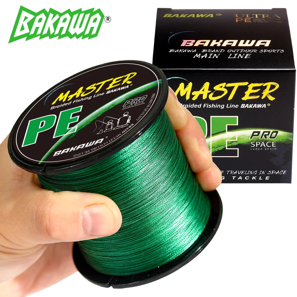 Bakawa 300M 8 Strand Braided PE Fishing Line For Saltwater Casting