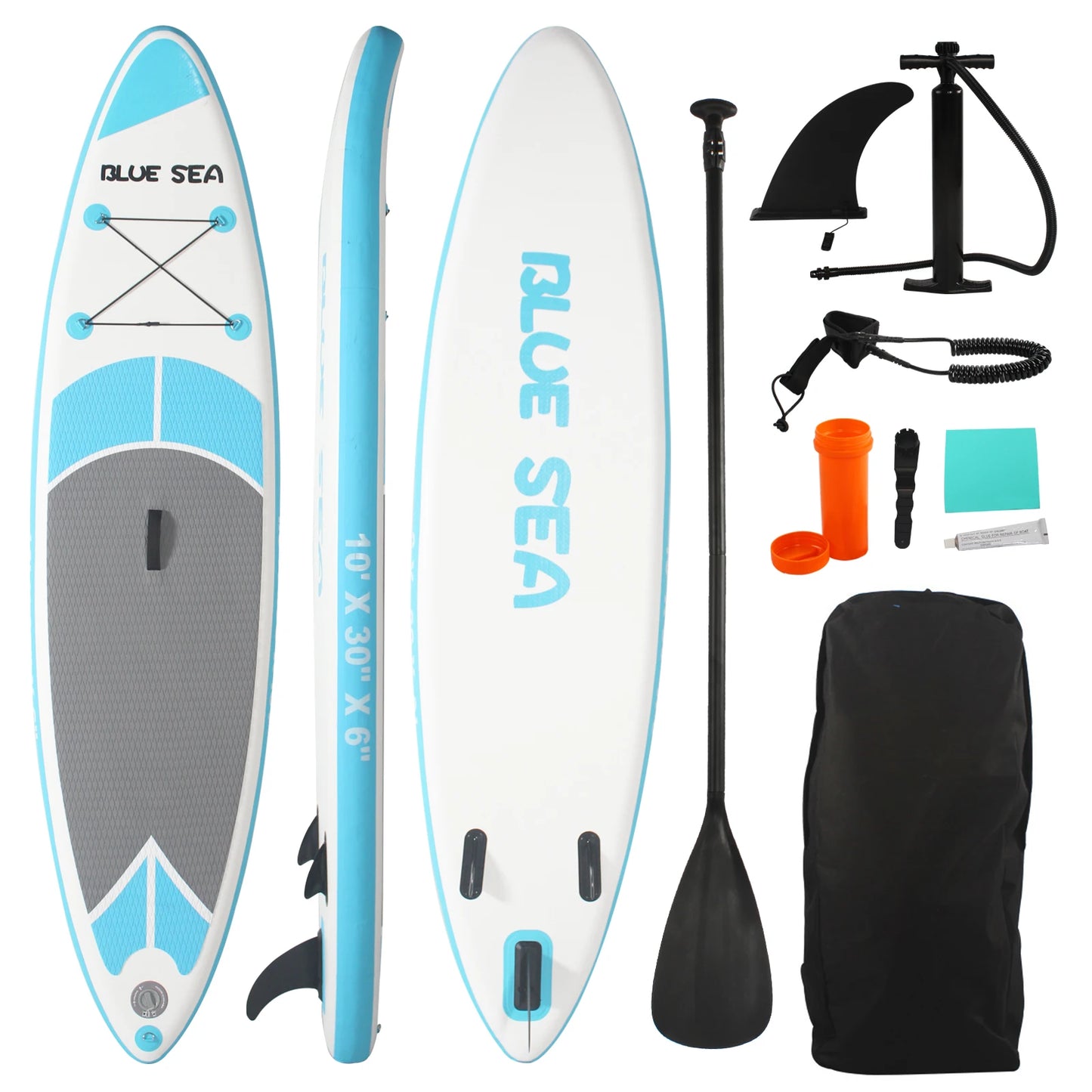 CADALENE Inflatable Stand Up Paddle Board For Adults Anti Slip EVA Deck