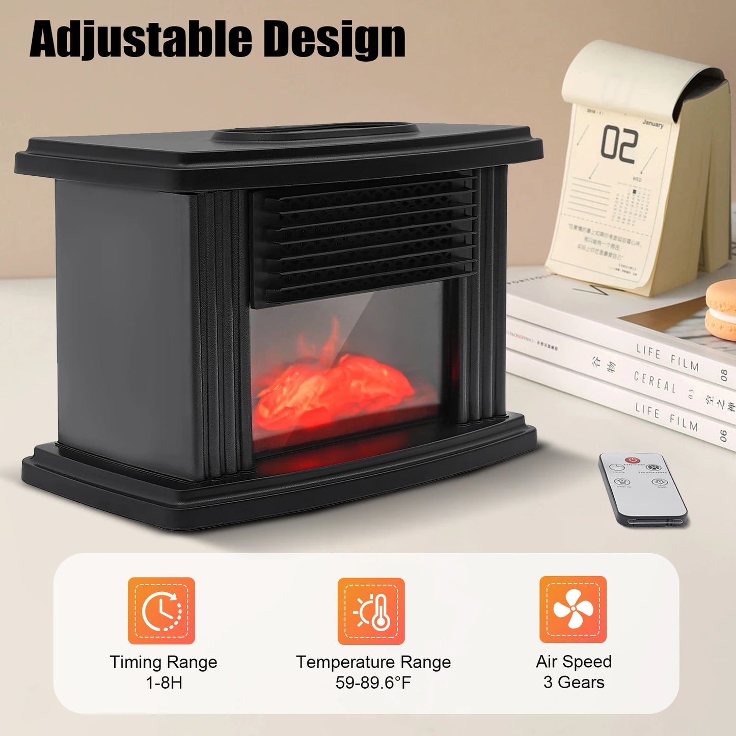 Sweetmile 1000W Electric Heater Fan For Living Rooms
