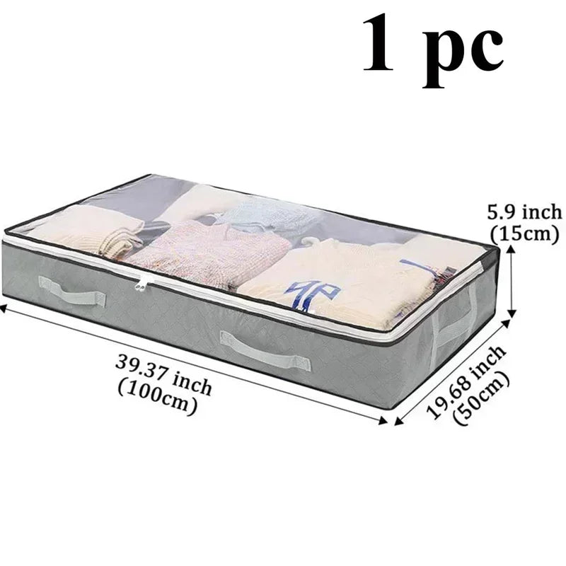 Thickened Large Under Bed Storage Box For Clothes And Quilts