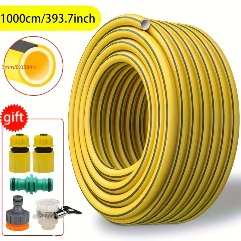 All-Season Leak-Proof Rubber Garden Hose For Home And Car Washing