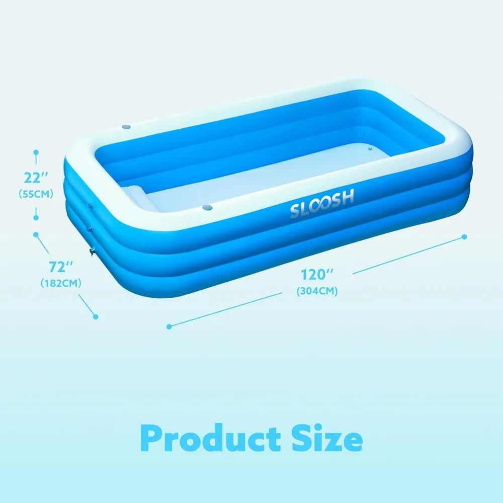 Joyfy Family Inflatable Pool For Backyard Water Parties