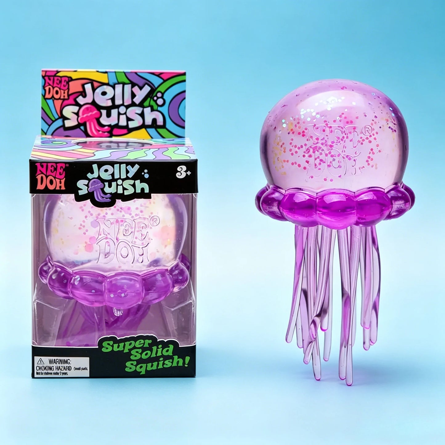 Nee Doh Jellyfish Squishy Toy Fidget Stress Relief