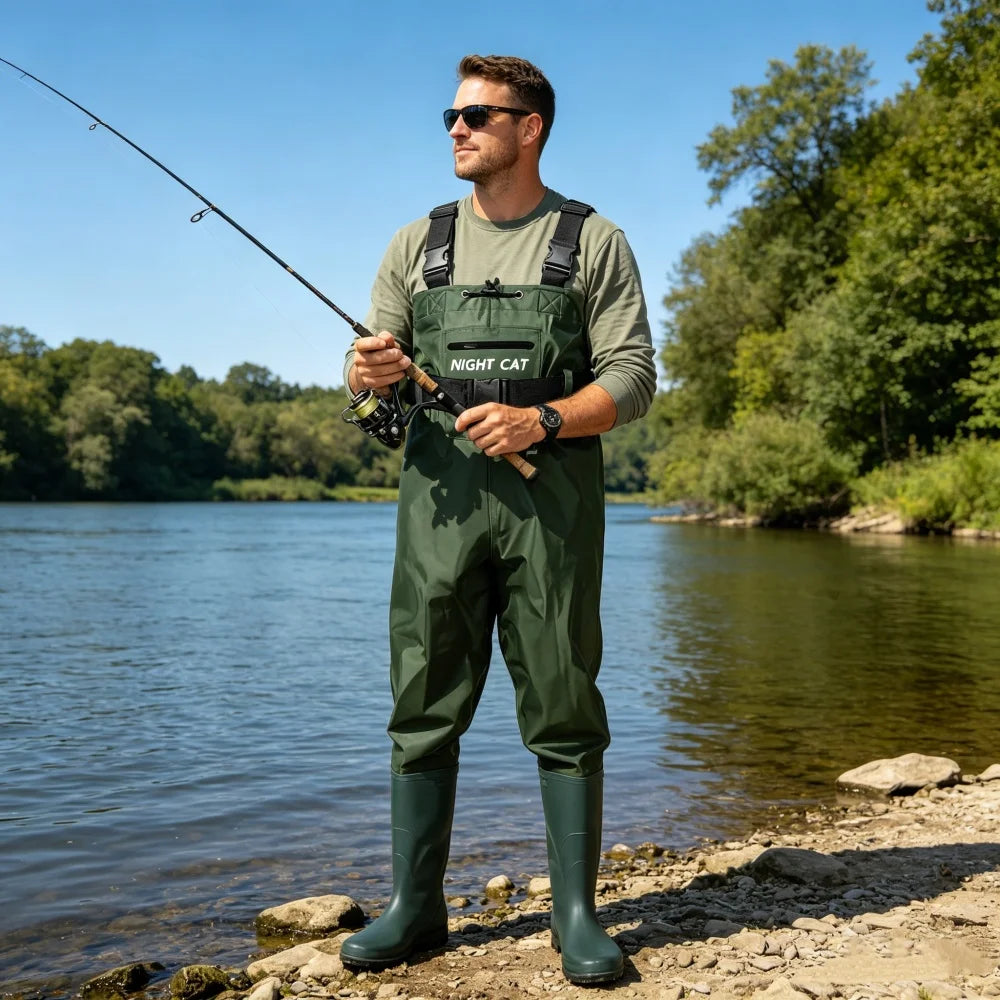 Chest Waders For Men And Women Boots Waterproof fishing casting river creek stream float