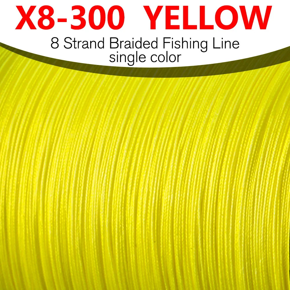 Bakawa 300M 8 Strand Braided PE Fishing Line For Saltwater Casting