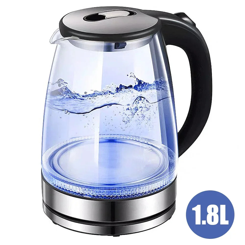 BZEQ Electric Glass Kettle Borosilicate Fast Boil Heater