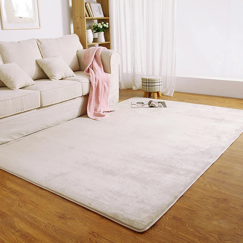 O SHI CAR Thick Coral Velvet Carpet For Living Room