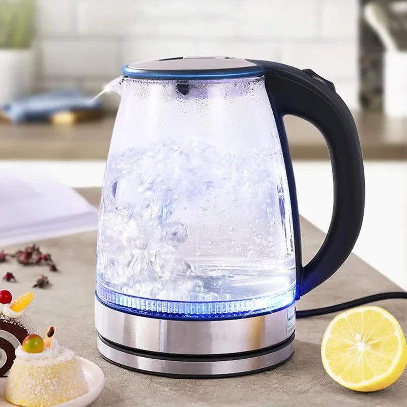 BZEQ Electric Glass Kettle Borosilicate Fast Boil Heater