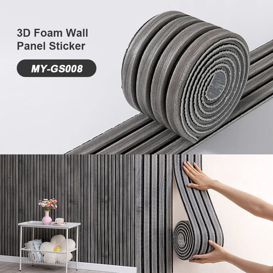 SXP Foam Wall Panel 3D Self-Adhesive Skirting Board