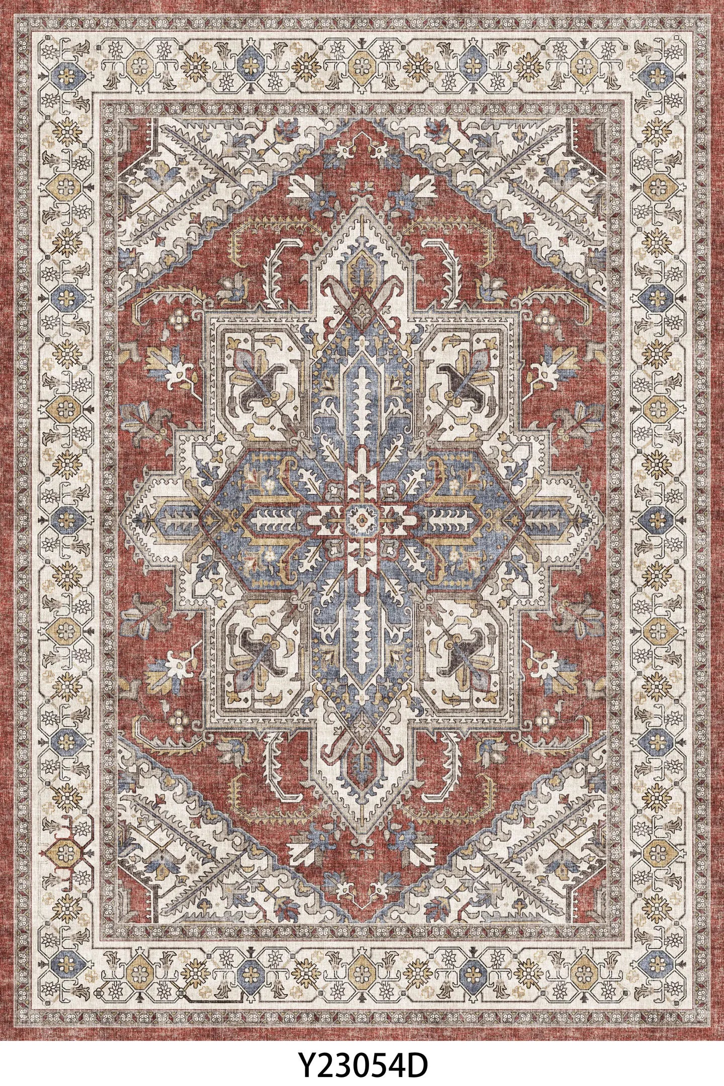Kilim Wool Silk Washable Geometric Pattern Area Rug Living Room