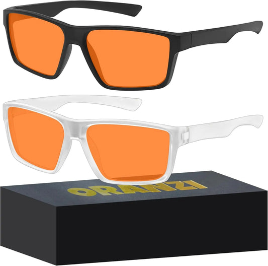 Light Blocking Gaming Glasses Unisex For Screen Eye Strain Relief