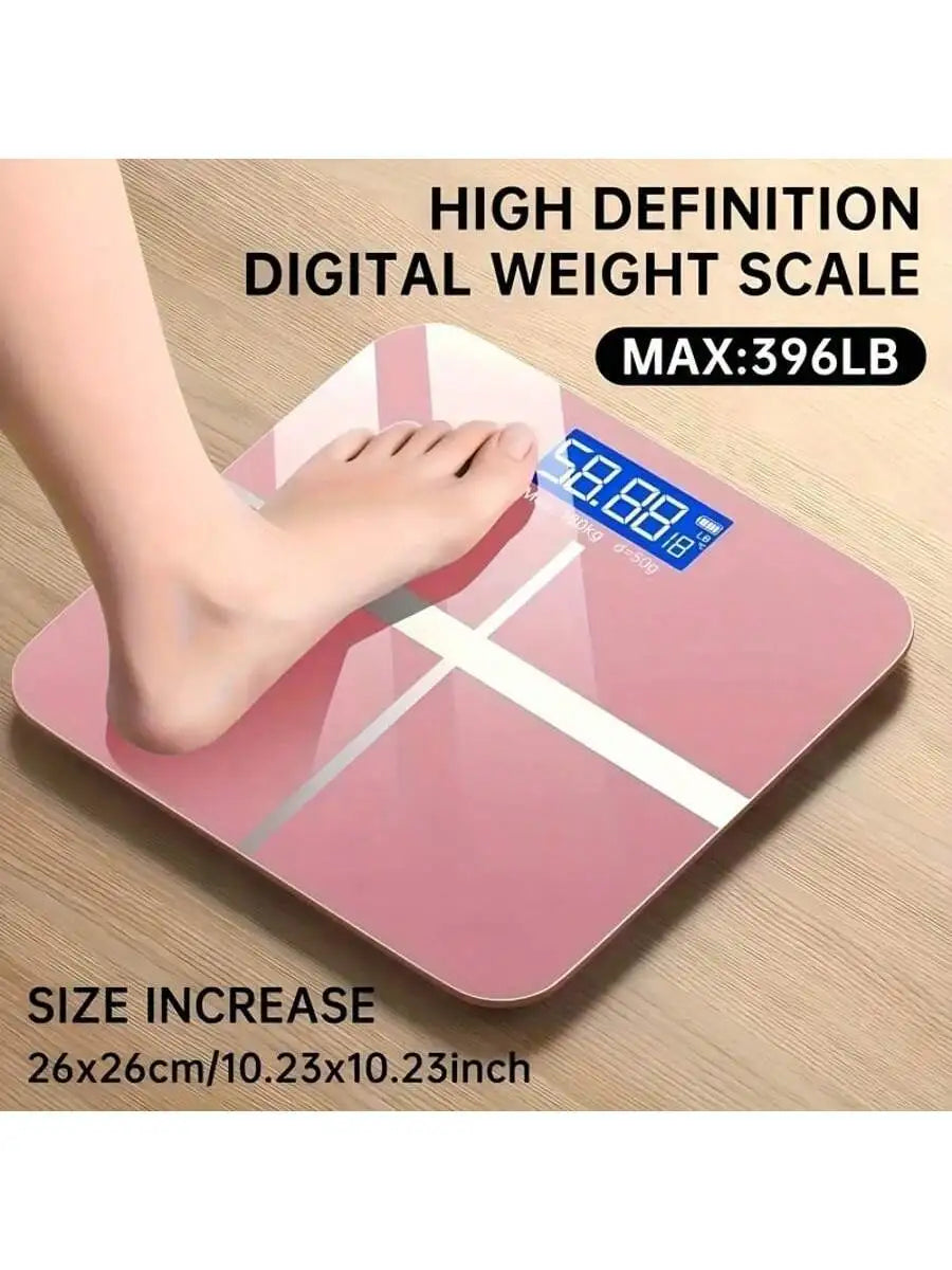 Smart Body Fat and Weight Scale With Tempered Glass Platform 390 Lb Capacity