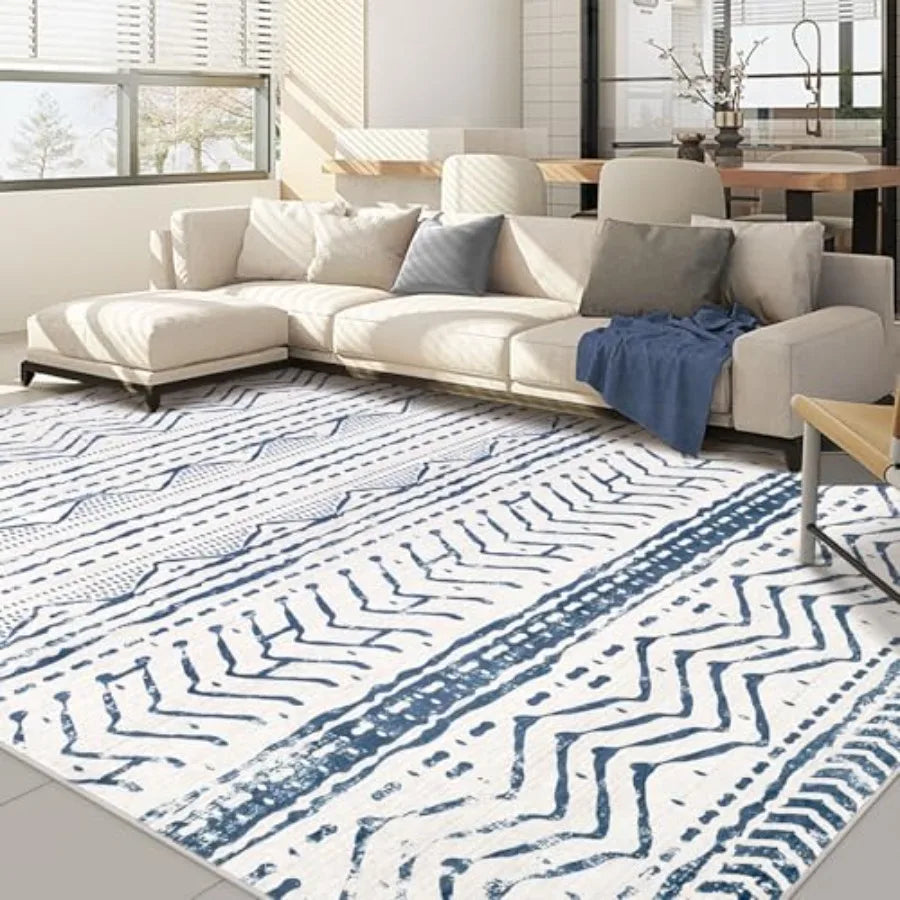 Moroccan Style Indoor Area Rug Stain Resistant And Machine Washable