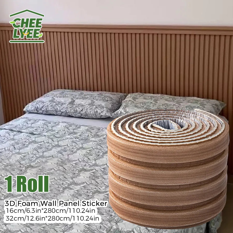 SXP Foam Wall Panel 3D Self-Adhesive Skirting Board