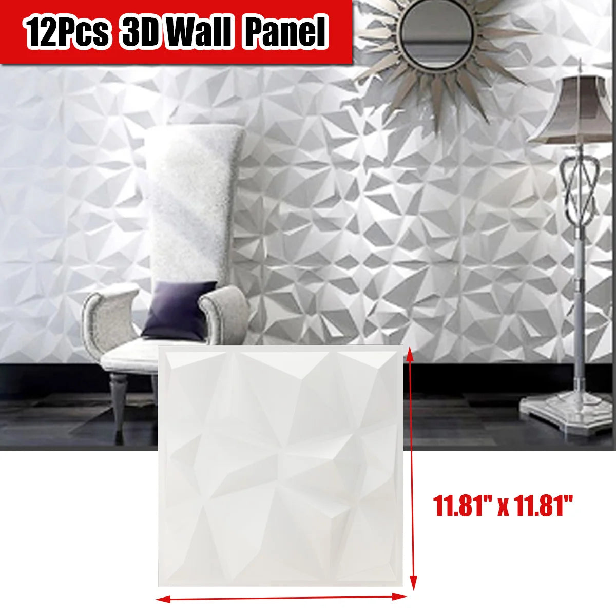 3D Wall Panels PVC Modern Decoration For Gaming Rooms