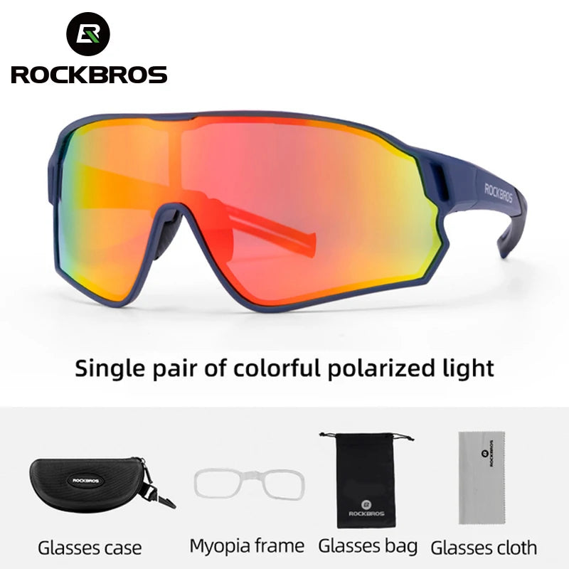ROCKBROS Polarized UV400 Unisex Hiking Sunglasses for Men Women