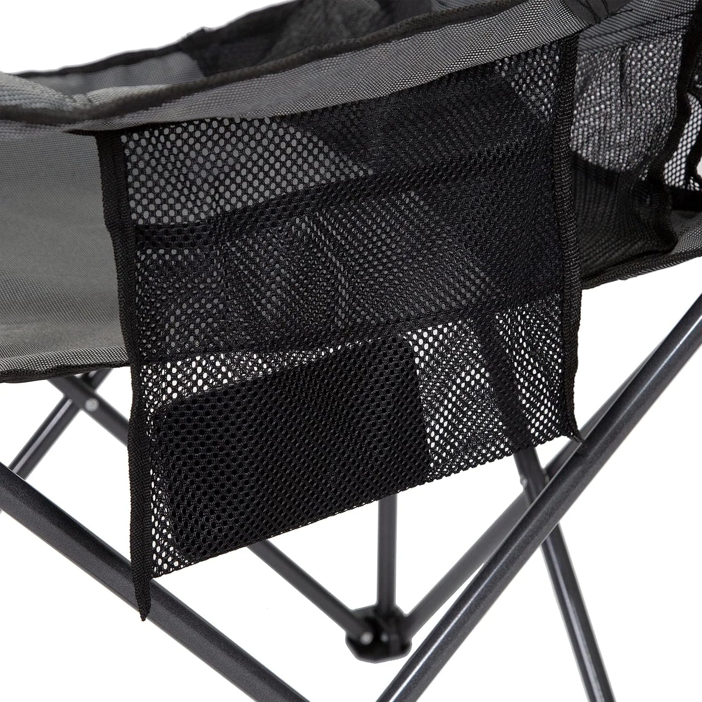 Premium Oversized Camping Chair With Cup Holder For Outdoor Use
