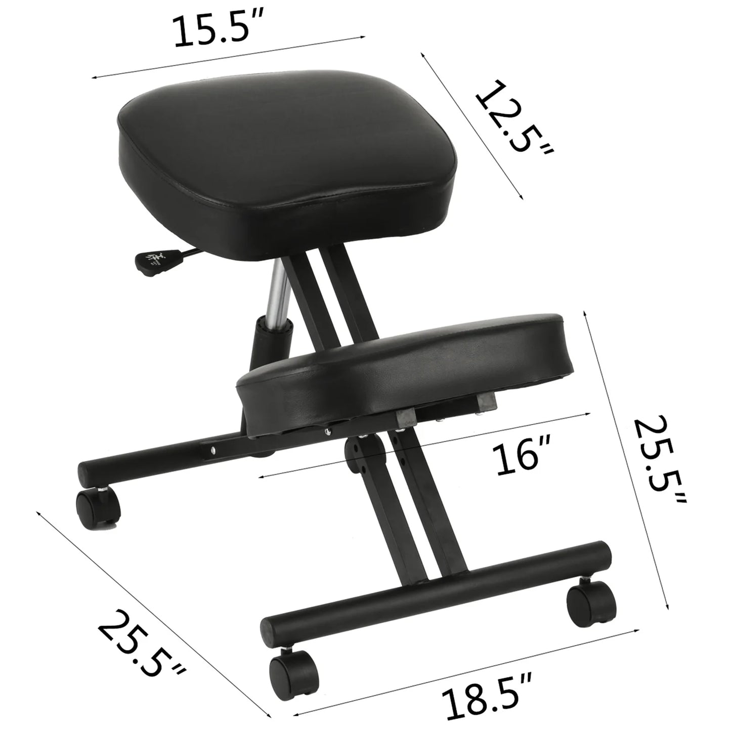 Ergonomic Kneeling Chair Thick Cushion For Posture Home Office Computer Laptop College Dorm Desk University Library