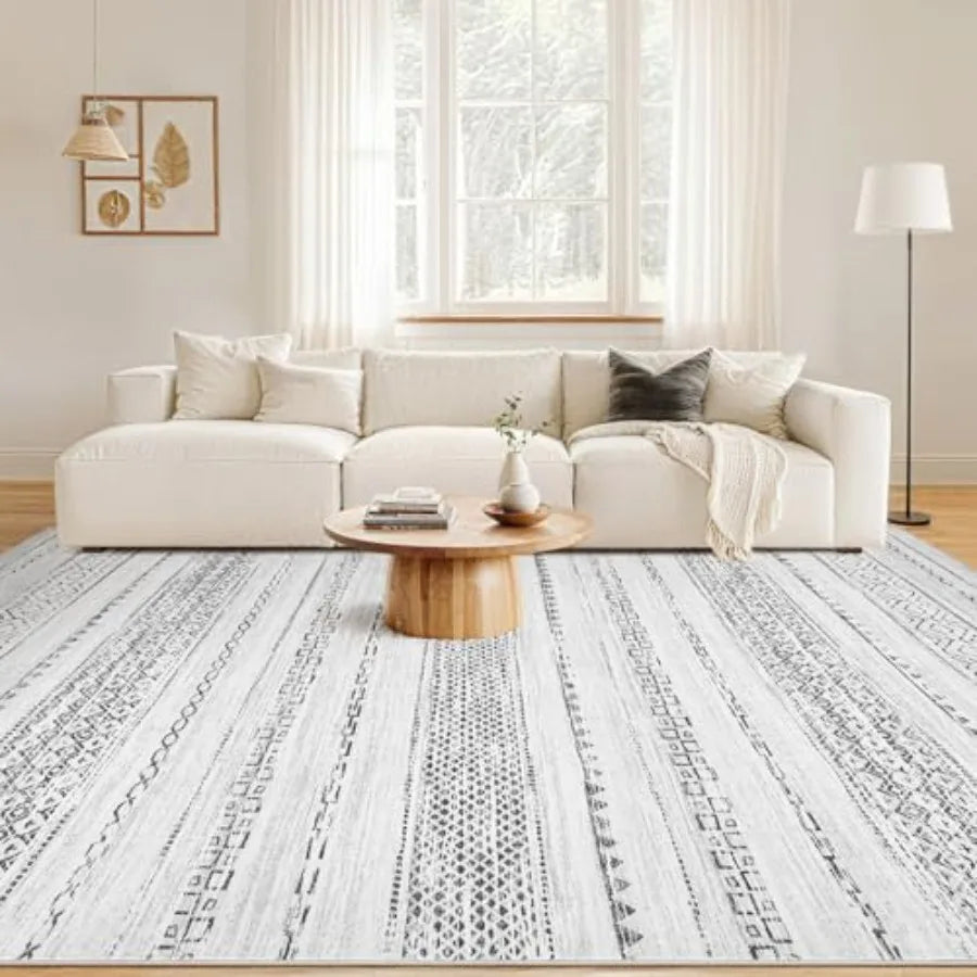 Moroccan Style Indoor Area Rug Stain Resistant And Machine Washable