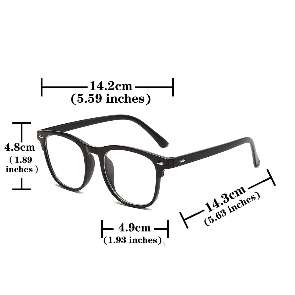 Blue Light Blocking Glasses Three Pack Unisex Round Eyewear