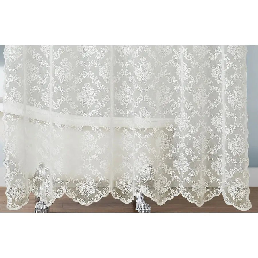 Shower Curtain With Valance And Tassels Luxurious Polyester